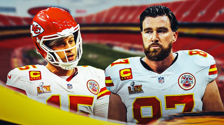 Chiefs’ Patrick Mahomes, Travis Kelce heartwarming interaction after Super Bowl 59 loss