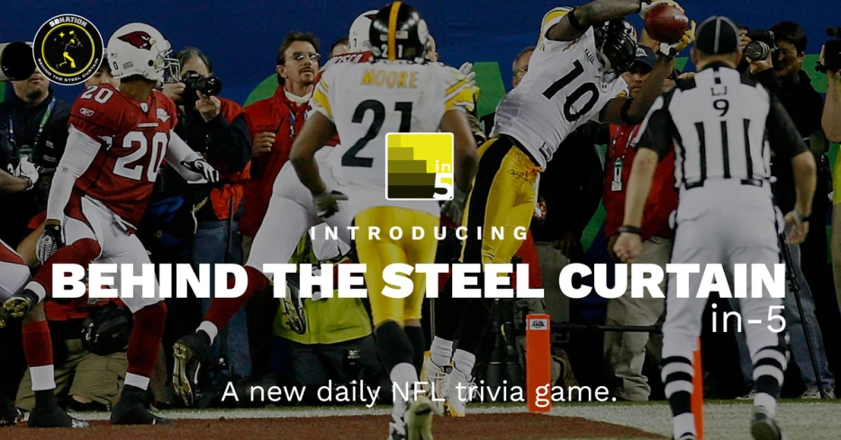 Introducing Behind the Steel Curtain in-5 daily trivia!