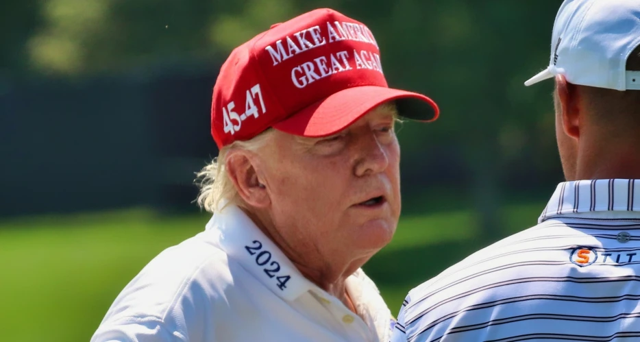 Buffalo Bills Players Spotted Golfing With President Donald Trump At His West Palm Beach Golf Course