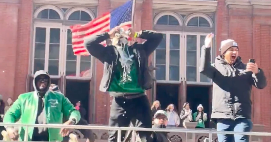 Who Would’ve Thought Fullback Khari Blasingame was MVP of the Eagles Super Bowl Parade?