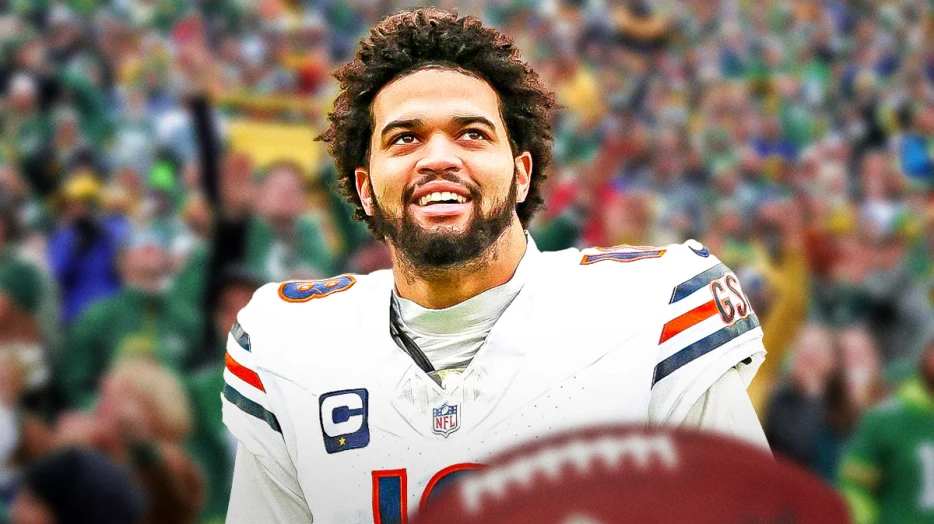 Bears quarterback Caleb Williams takes savage shot at Packers on new trading card