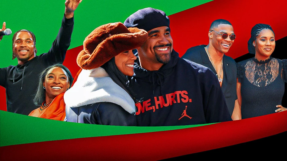 Jalen Hurts and Bry Burrows, plus 4 other black love stories in sports