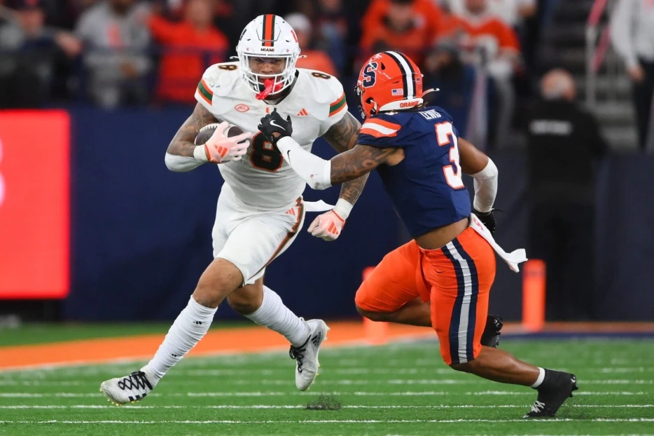 Miami TE Elijah Arroyo Not Working Out At Combine Due To Knee Injury