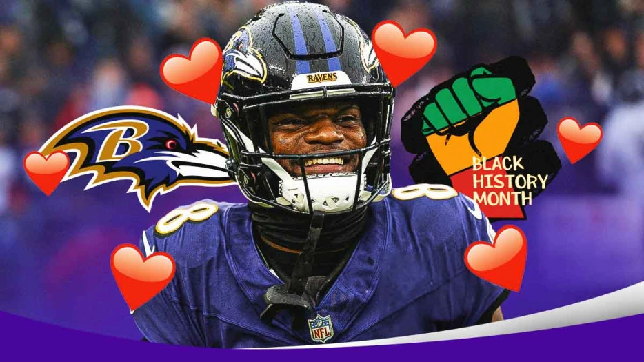 Ravens’ Lamar Jackson reacts to student dressing up as him for Black History Month