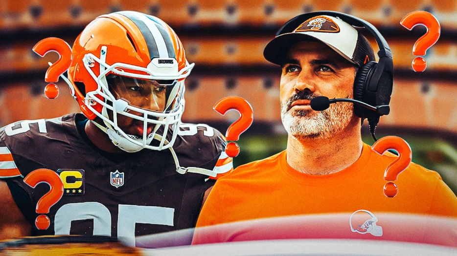 Browns coach Kevin Stefanski’s stern stance on Myles Garrett’s trade request