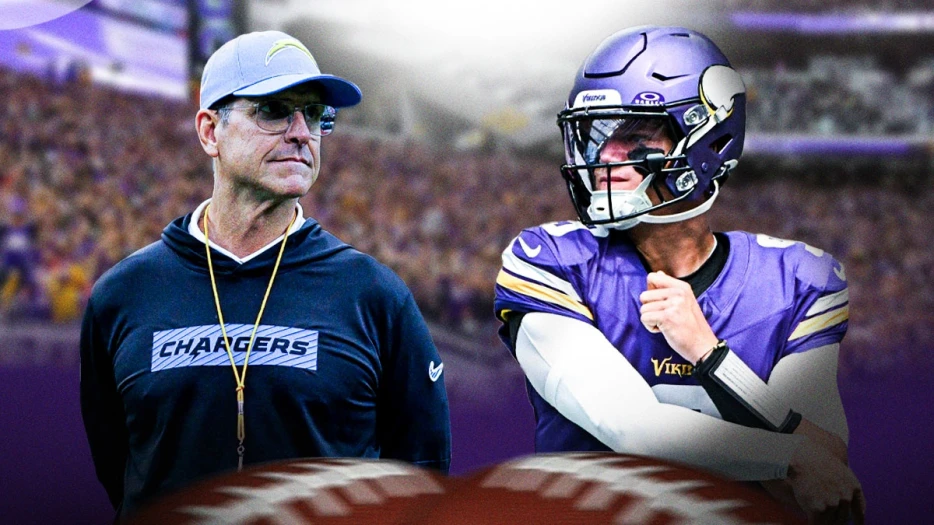 Jim Harbaugh drops JJ McCarthy guarantee for Vikings fans