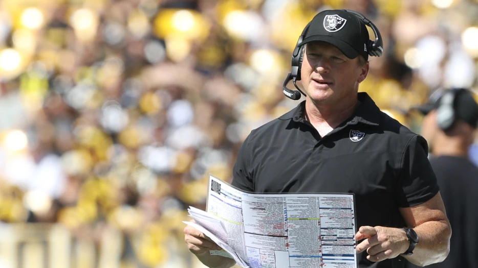 Jon Gruden Claims Football Is ‘Dissolving’ In Rant Against New York Giants Rookie Jaxson Dart
