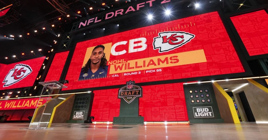 Rookie cornerback Nohl Williams has been a Chiefs fan for a while