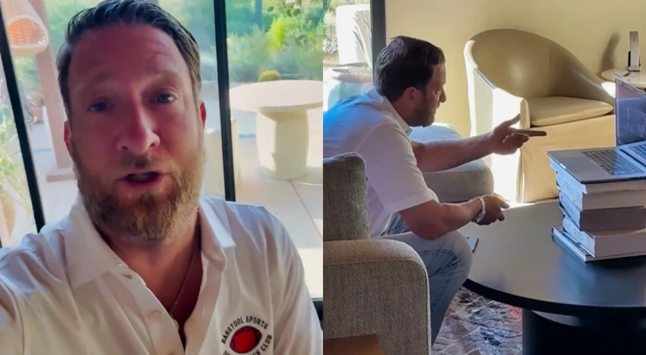 Dave Portnoy Goes Off On ABC Journalist In Behind-The-Scenes Video After Interview About Hateful Jewish Sign At His Barstool Sports Bar Goes Sideways