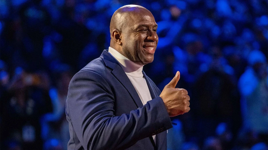 Magic Johnson is pumped up about the NFL Draft coming to Washington, D.C.