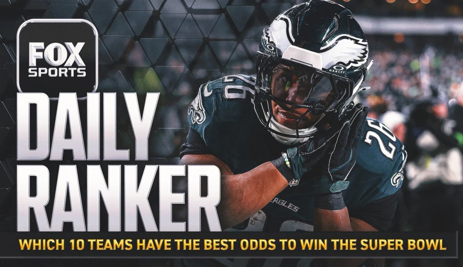 Which 10 NFL teams have the best Super Bowl odds for the 2025 season?