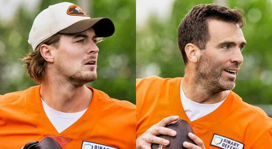 Everyone Was Making The Same Joke After The Cleveland Browns Posted Viral Photo Comparing Kenny Pickett’s Hand Size To Joe Flacco’s