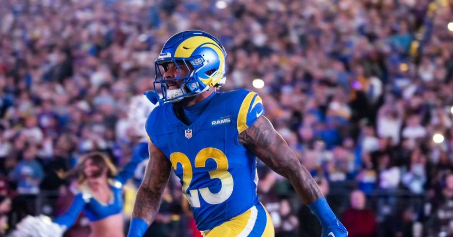 Which Rams running back should feel more pressure from Jarquez Hunter?