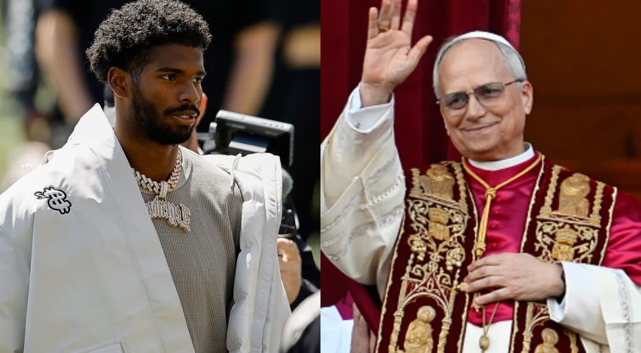 Everyone Was Making The Same Joke About Shedeur Sanders After The New Pope Was Unveiled On Thursday