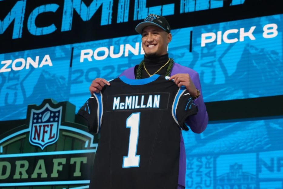 Panthers Sign WR Tetairoa McMillan, Five Other Draft Picks