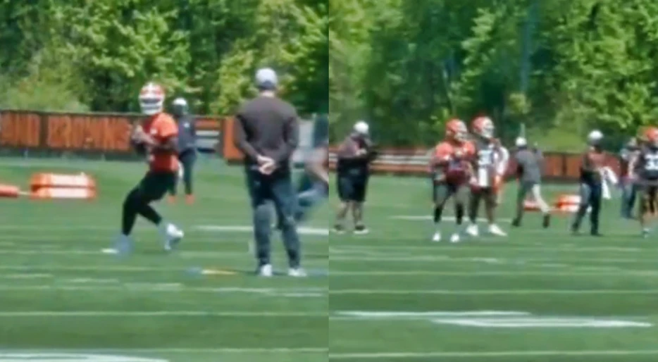 Cameras Caught Shedeur Sanders Throwing Dimes All Over The Field During His First Day At Browns Minicamp