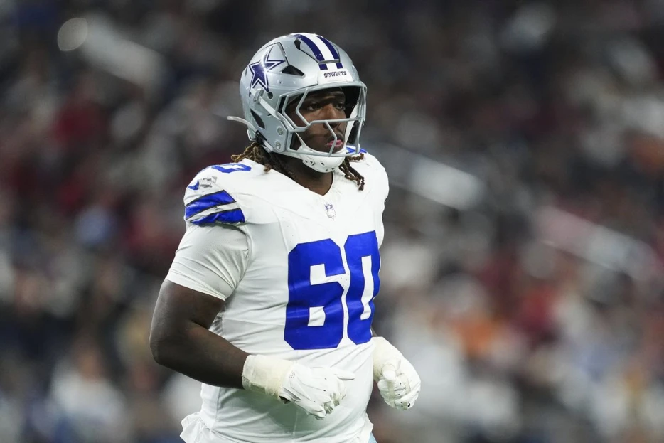 Is Tyler Guyton the weakest link on the Cowboys offensive line?