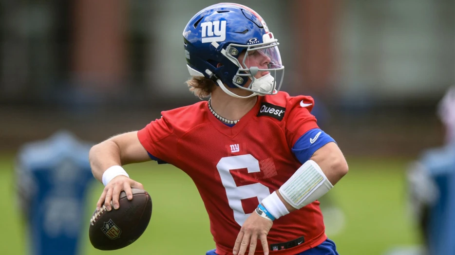 Giants’ Jaxson Dart turns heads with slick move at minicamp