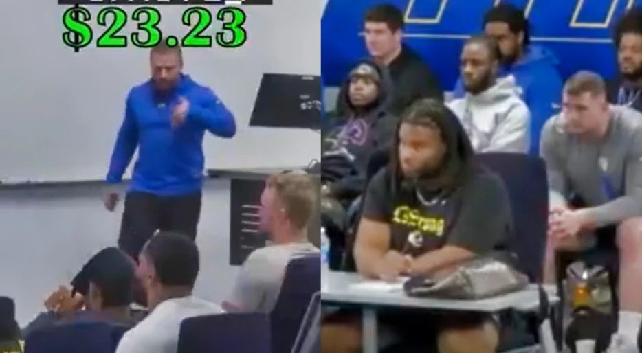 “I Gotta Find A New Job”: NFL Fans Are In Complete Shock Over Video Showing How Much Money Sean McVay &amp; The Rams Players Were Making Every Second During This Two-Minute Minicamp Meeting
