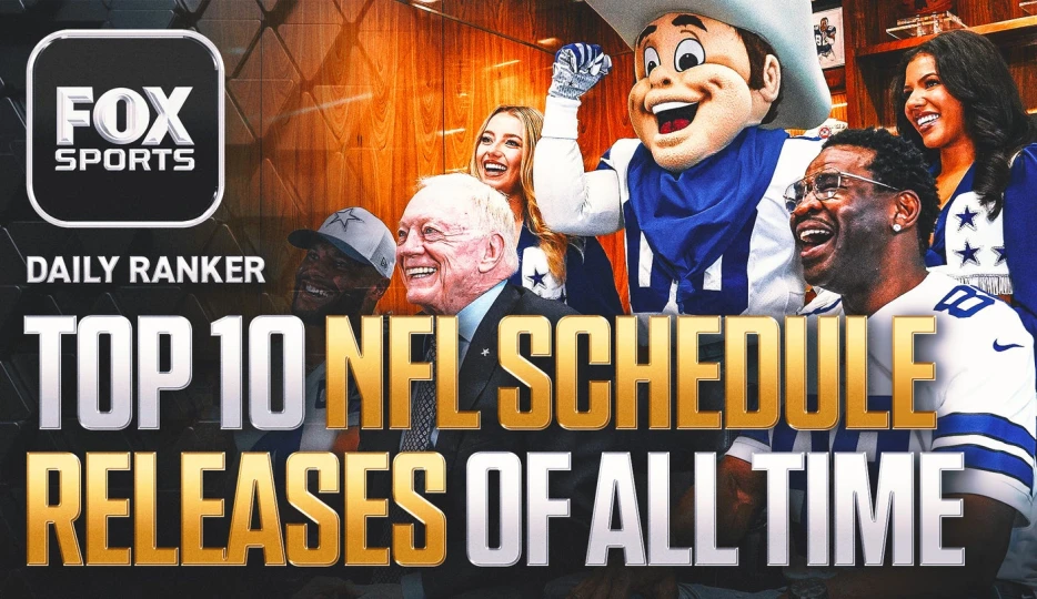 What are the 10 best NFL schedule release videos of all time?