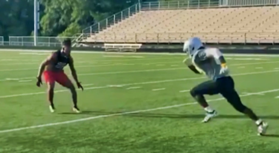 Cam Newton Leaks Video Of Shilo Sanders Cooking Antonio Brown With Dirty Coverage During Private Workout, Gives AB 24 Hours To Respond