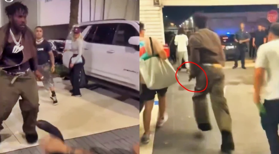 Crazy Videos Leak Of Antonio Brown Brandishing A Pistol &amp; Firing Shots After Getting Jumped During Robbery Attempt At Adin Ross’ Boxing Event