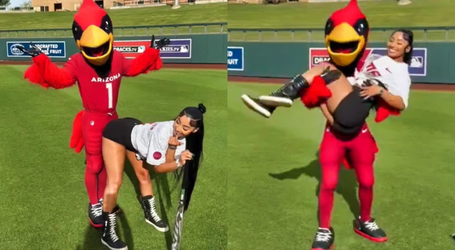 “Pretty Sure He Got Fired For This”: The Entire Internet Couldn’t Believe What Arizona Cardinals Mascot Was Caught On Camera Doing To Rubi Rose