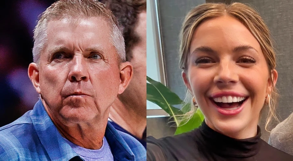 Sean Payton Is Getting Destroyed On Social Media After Posting Bizarre Photo With Comment About His Jaw-Dropping Daughter &amp; Broncos Star Rookie