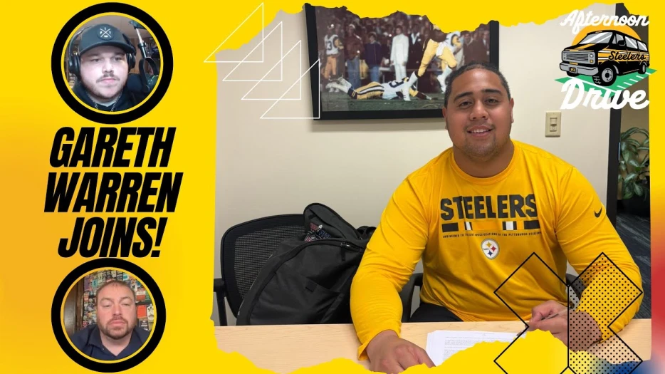 Steelers Afternoon Drive: Gareth Warren’s Path to Pittsburgh