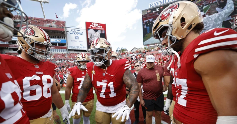 What will the 49ers starting offensive line look like in 2025?