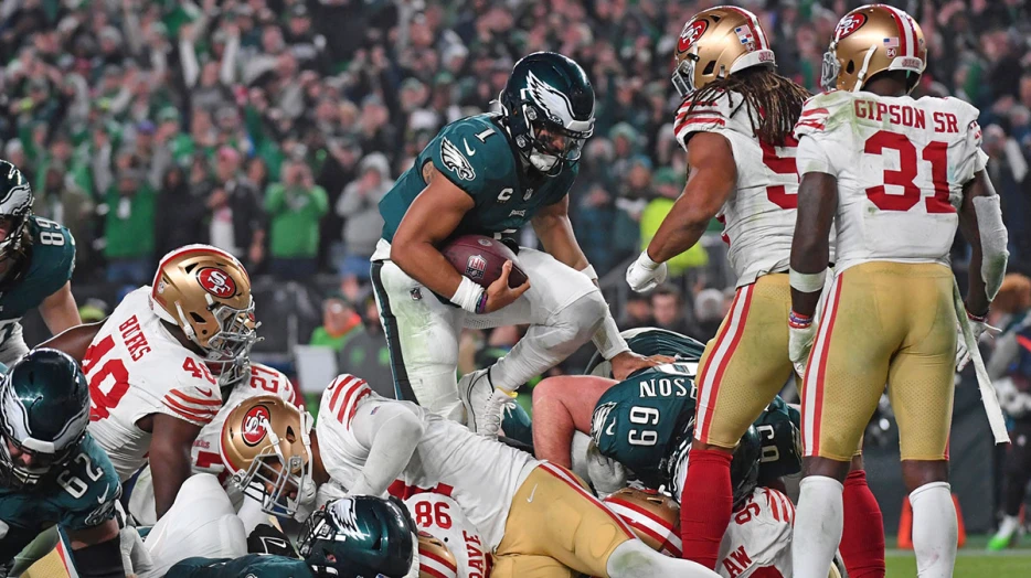 49ers owner’s NSFW question to Eagles owner during 1-hour Tush Push plea