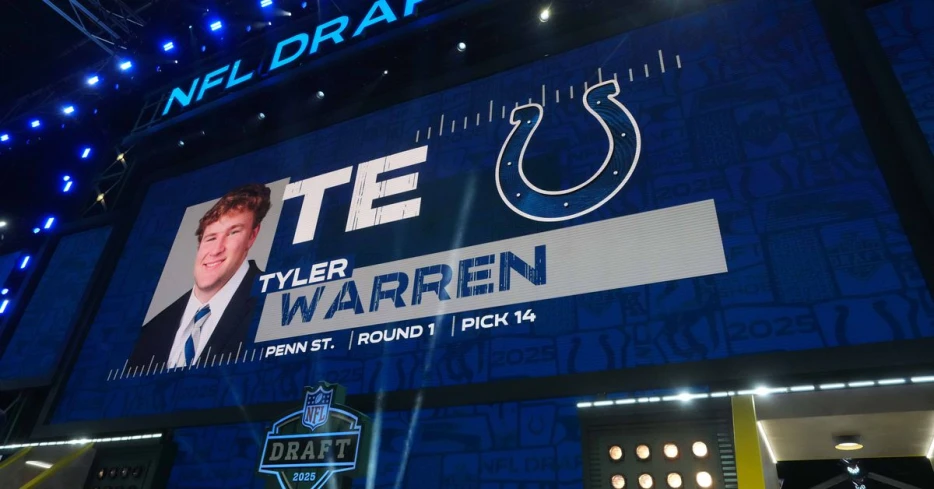 PFF lists rookie tight end Tyler Warren as Colts ‘one impact offseason acquisition’