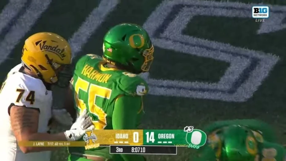 Study: What Were DL Derrick Harmon’s Worst Stats?