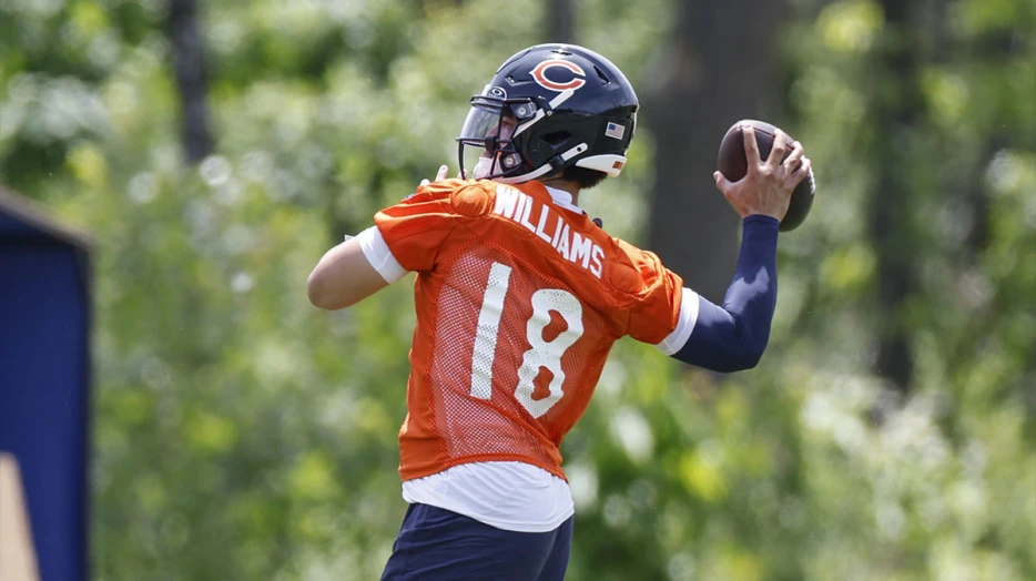 Bears’ Ben Johnson breaks down Caleb Williams’ growth, offensive reset