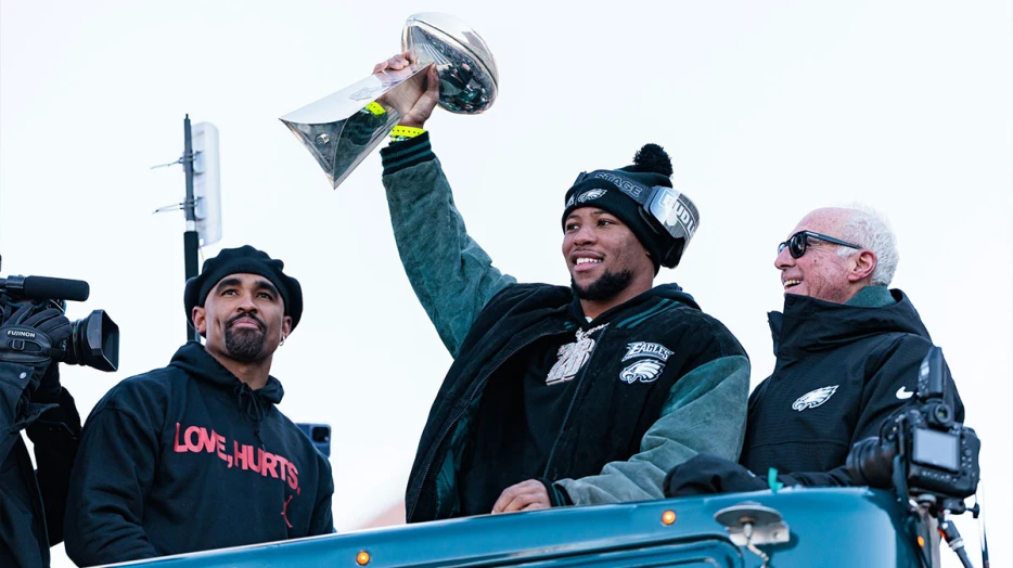Eagles’ Saquon Barkley drops ‘soft’ take after Tush Push ban attempt