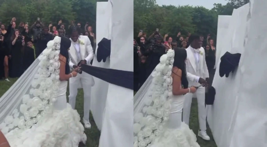 Social Media Is Saying The Same Thing About Travis Hunter’s Cheesy $200K Wedding Gift For His Wife