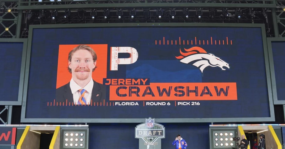 Broncos rookie punter Crawshaw will look to take advantage of the Mile High air in Denver.