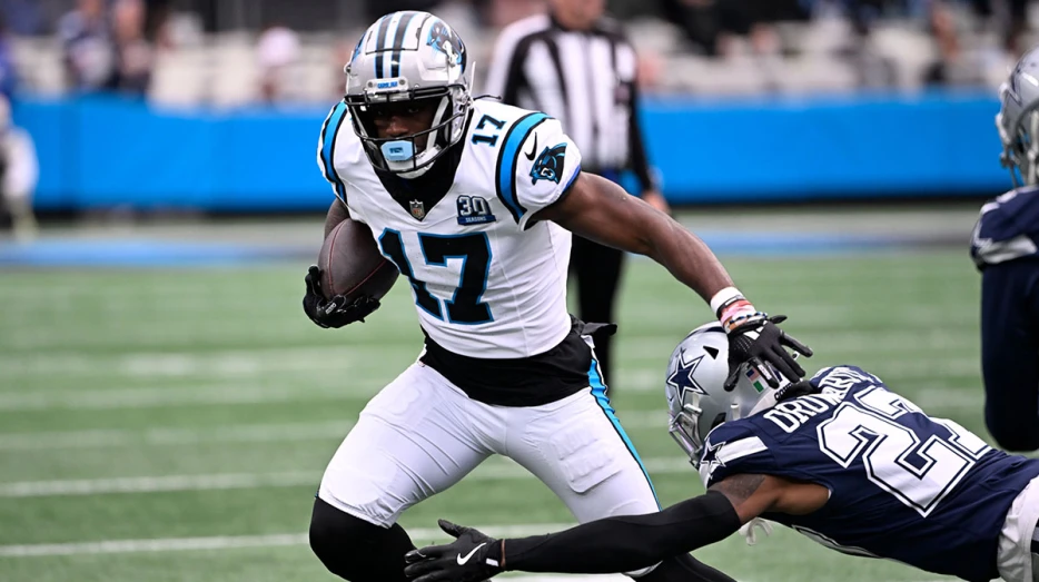 Xavier Legette dishes on relationship with Panthers first-round pick Tetairoa McMillan