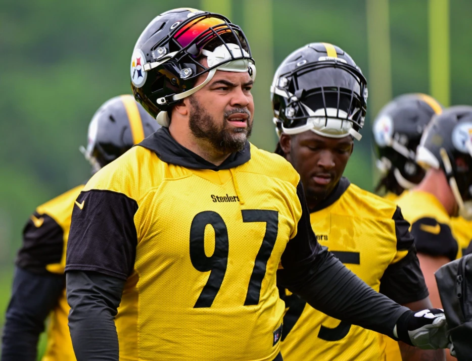 Cam Heyward Mentoring Derrick Harmon, Not Passing Torch Yet