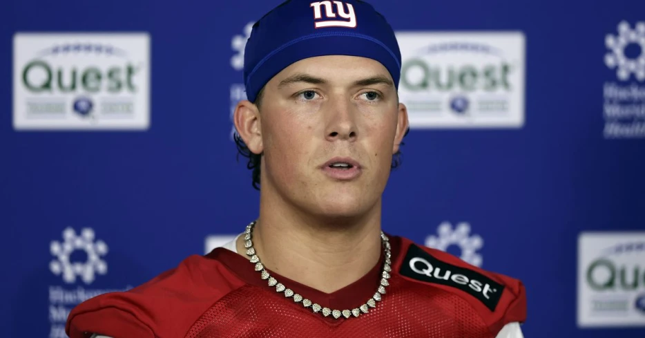 Jaxson Dart’s first-team reps, more notes from New York Giants OTAs