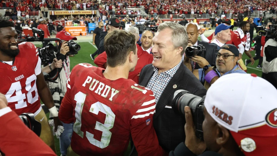 John Lynch: We’re having &quot;really good, positive discussions&quot; with Brock Purdy