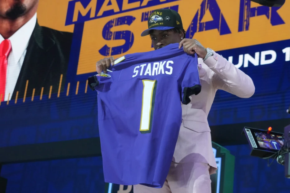 Ravens Sign Round 1 S Malaki Starks