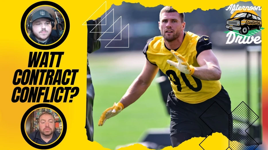 Steelers Afternoon Drive: Watt Contract Conflict, Steelers Seek TE?
