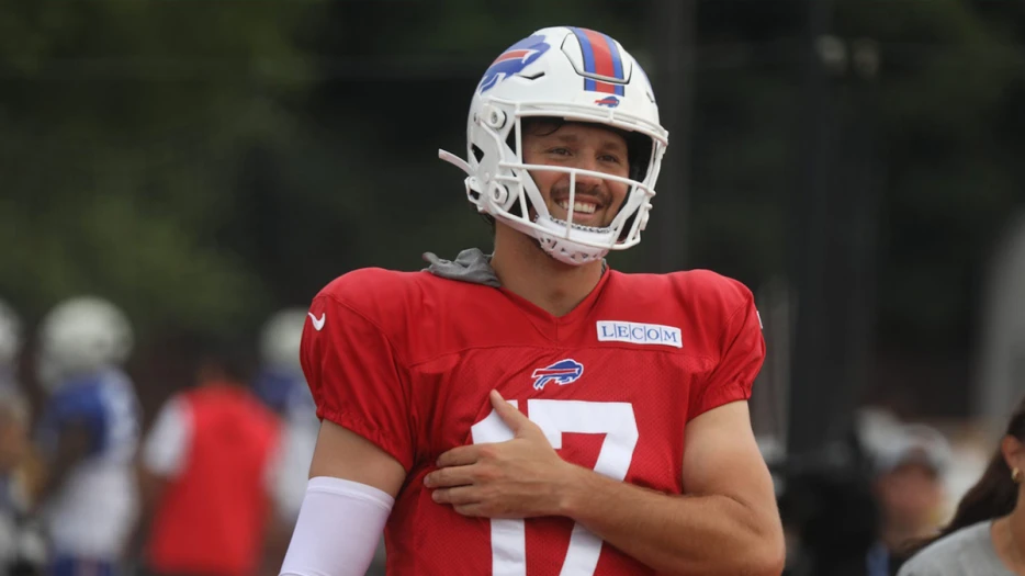 Bills star Josh Allen’s latest weapon thrilled to be on right side
