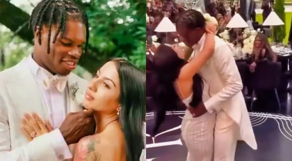 Travis Hunter’s Wife Faces Backlash After Video Shows Her Dodging His Kiss At The Wedding Reception