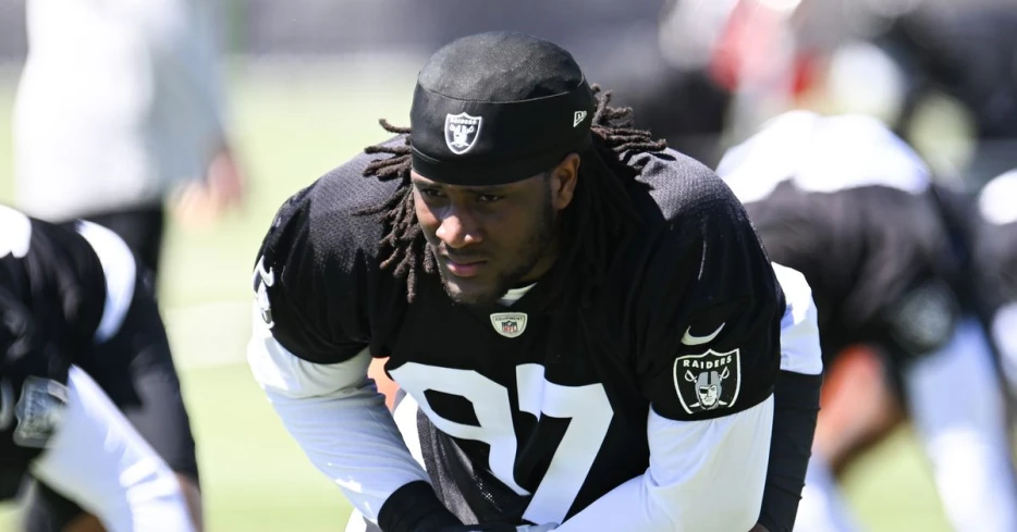 Rookies Tonka Hemingway, JJ Pegues add youth, energy to Las Vegas Raiders defense