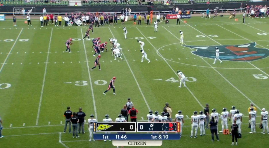 Taulia Tagovailoa’s First Pass In His ELF Debut Couldn’t Have Gone Any Worse Than It Did