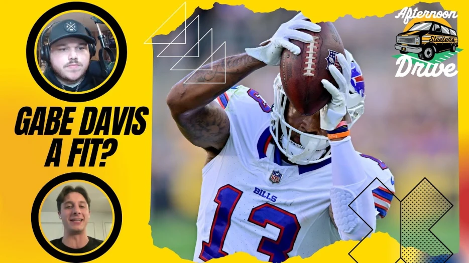 Steelers Afternoon Drive: Gabe Davis a Fit?
