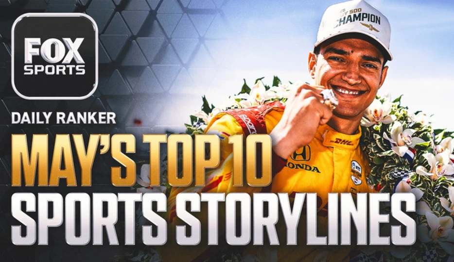 What were the top 10 storylines in sports in May?