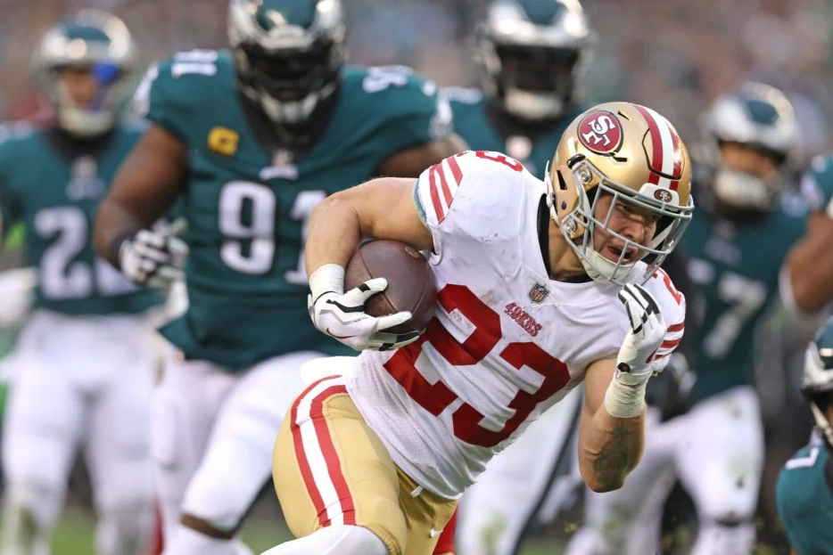 NFC Notes: Christian McCaffrey, Emmanuel Forbes, 49ers, Rams